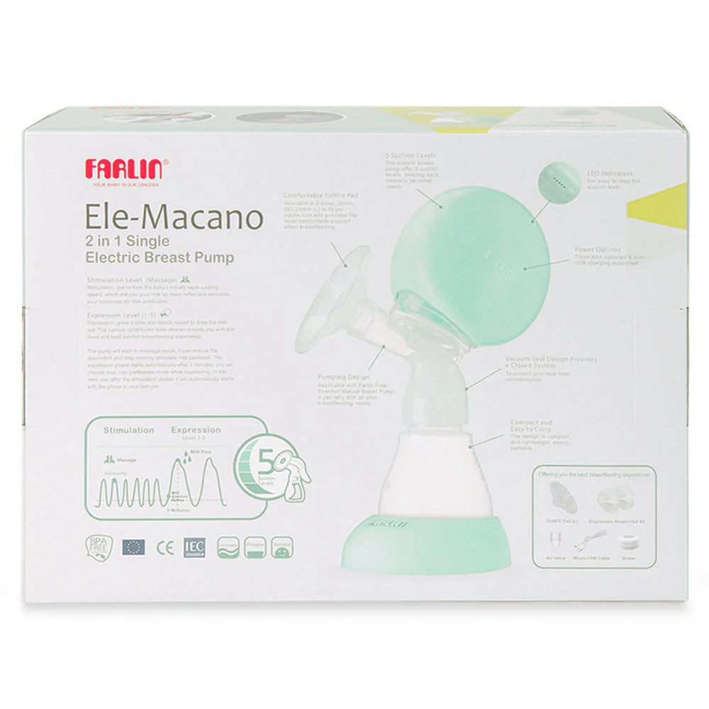 FARLIN ELECTRIC BREAST PUMP SN ELE-MACANO