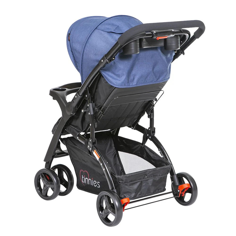 TINNIES BABY STROLLER REVERSIBLE HANDLE BLACK