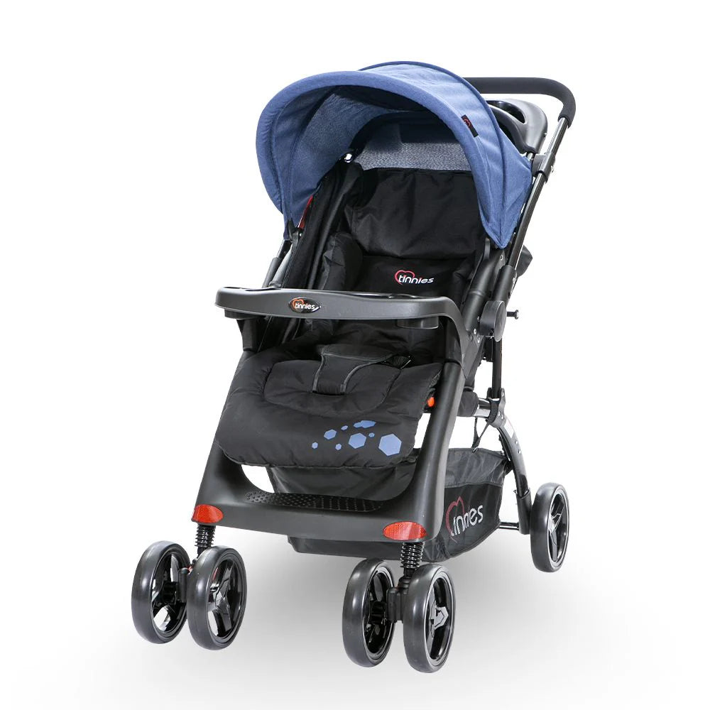 TINNIES BABY STROLLER REVERSIBLE HANDLE BLACK