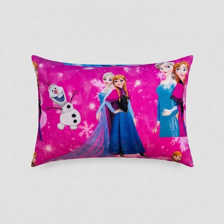 Disney Frozen characters kids Cotton Bed Sheet + Pillow Cover