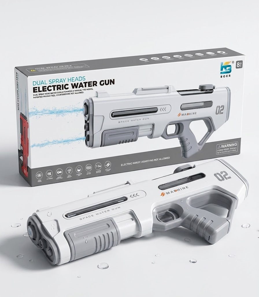 High-Capacity Automatic Dual Spray Heads Electric Space Water Gun