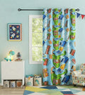  colorful cartoon train-themed Kids Room Curtain 
