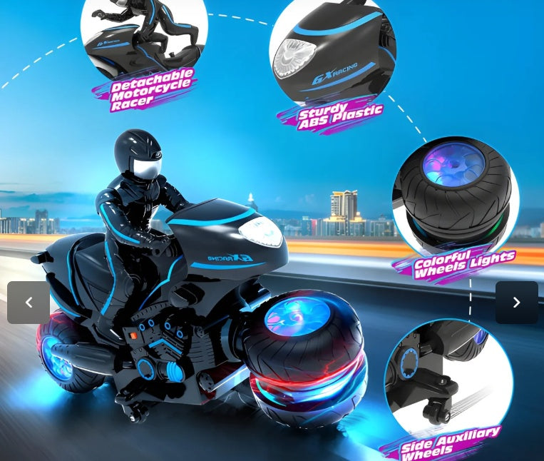 REMOTE CONTROL STUNT BIKE WITH WATCH FOR KIDS