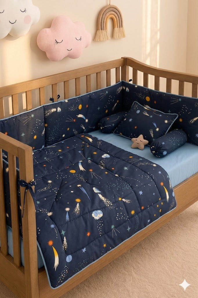 Space  Baby Cot Set