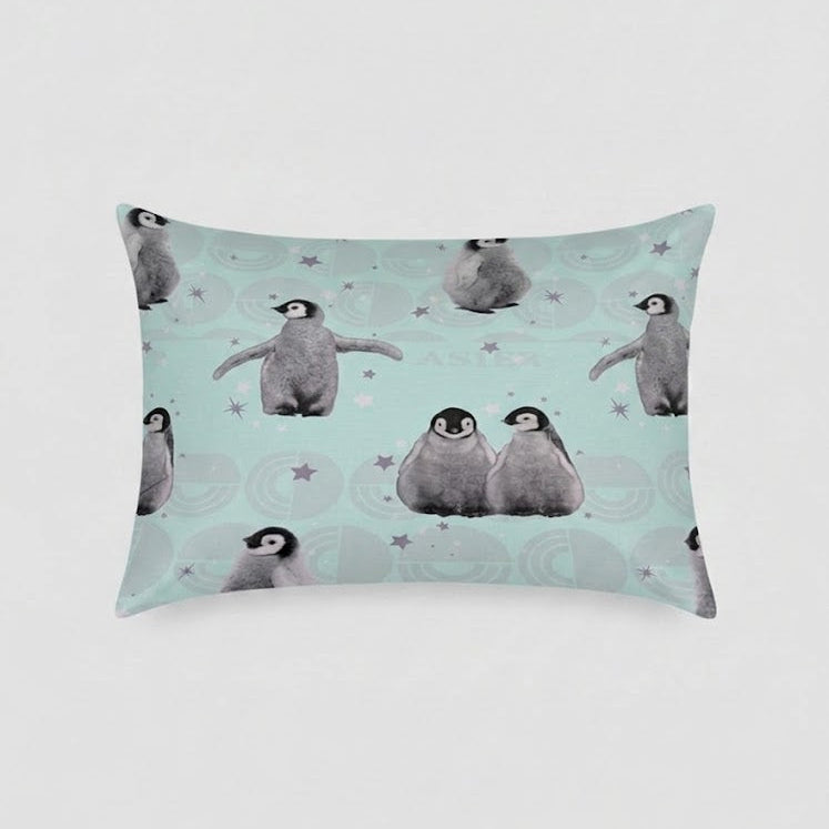 playful penguin kids Cotton Bed Sheet