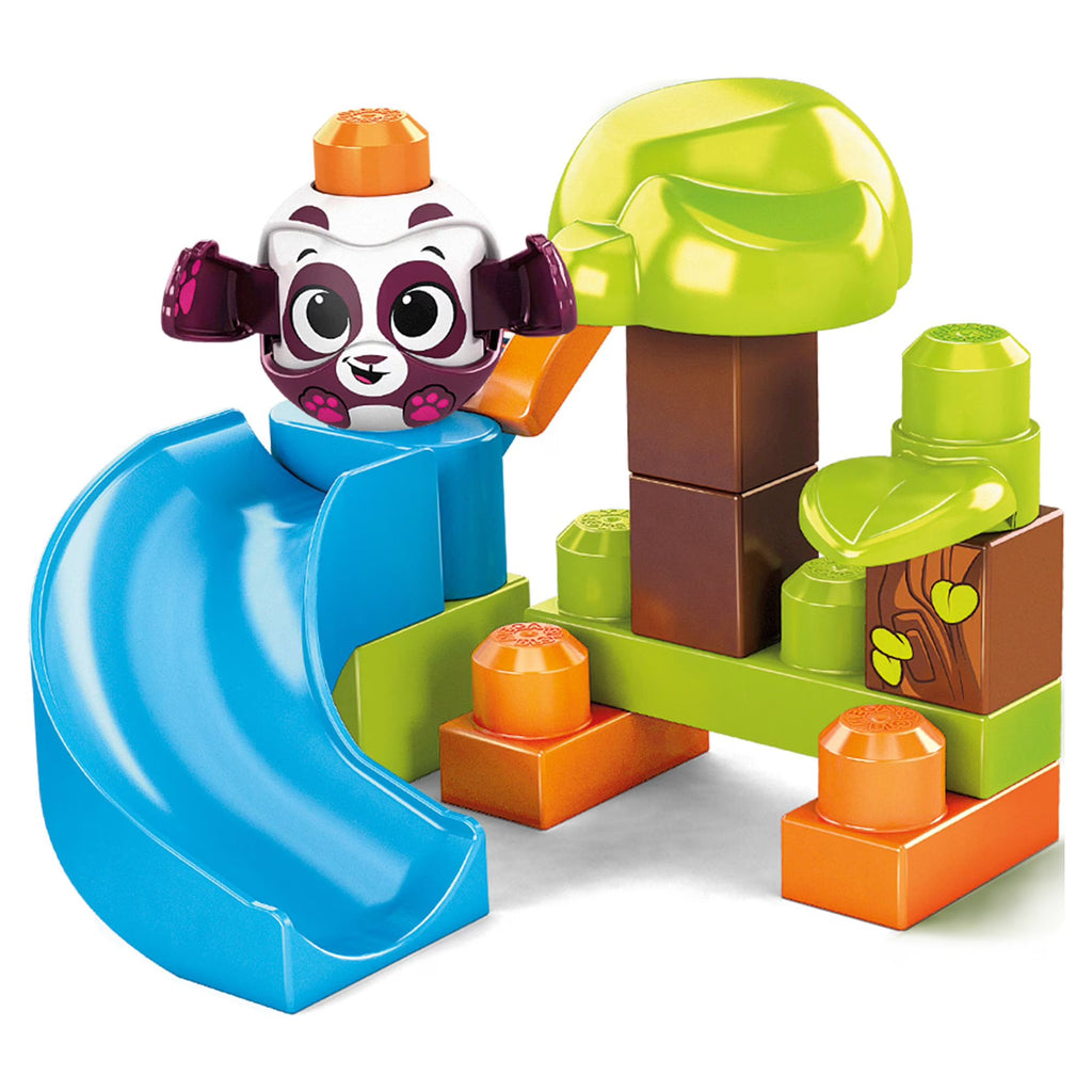 Mega Bloks Peek A Blocks Launch 'N Roll fisher price