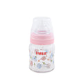 FARLIN WIDE NECK GLASS FEEDER 120ML - PINK