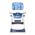 TINNIES BABY ADJUSTABLE HIGH CHAIR BLUE AEROPLANE