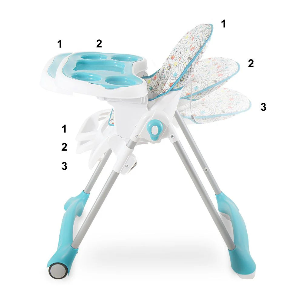 TINNIES BABY HIGH CHAIR- BLUE