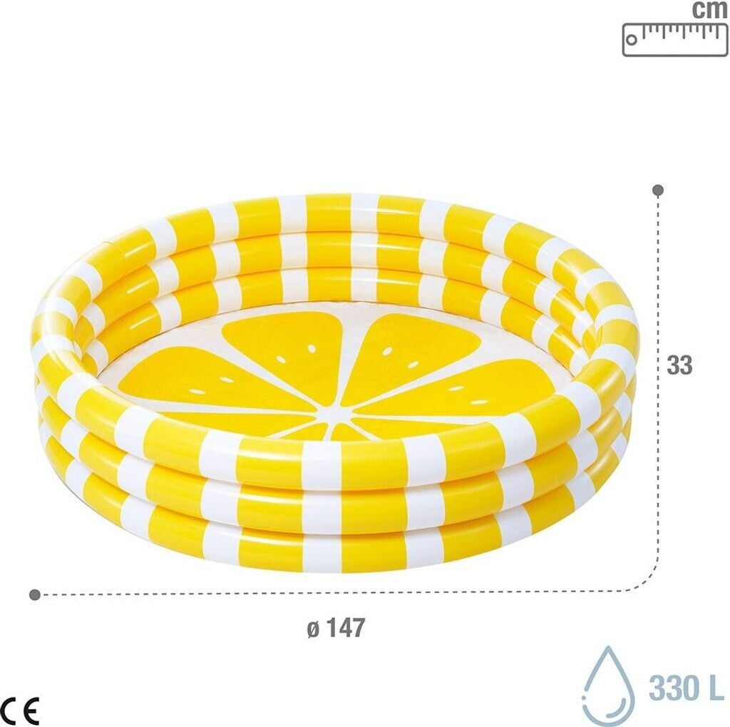 Intex Zesty Lemon Inflatable Kiddie Pool 58 X  12