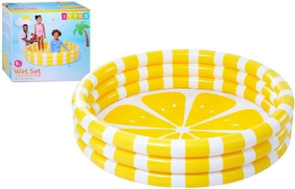 Intex Zesty Lemon Inflatable Kiddie Pool 58 X  12
