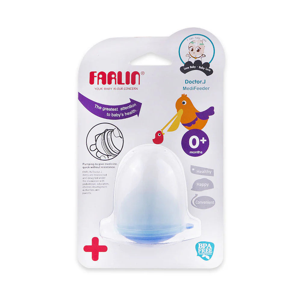 FARLIN MEDICINE FEEDER - BLUE