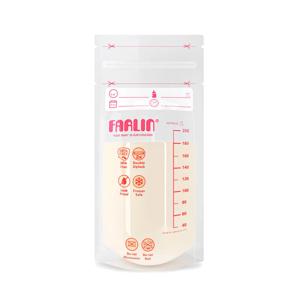 FARLIN  MILK STORAGE BAG 200ML PK-20+2