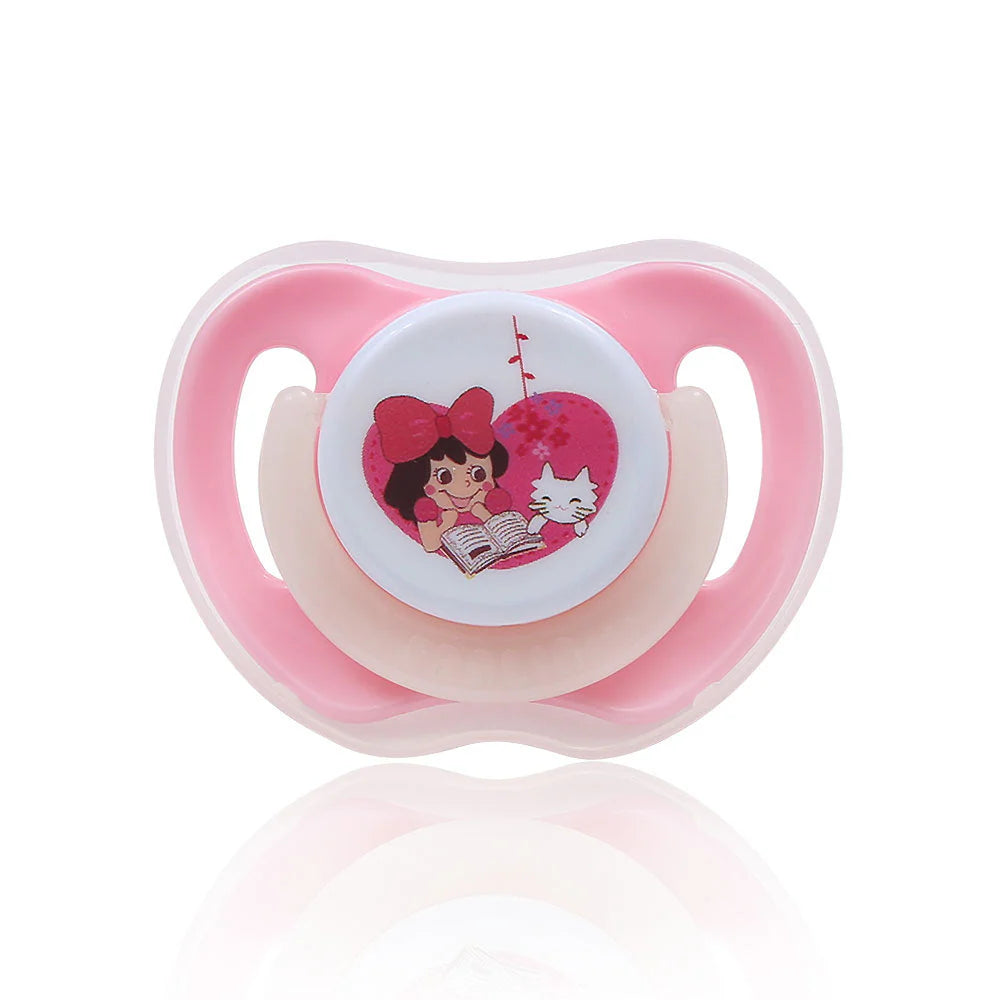 CHU CHU PACIFIER-CHERRY N' CHAIN PINK