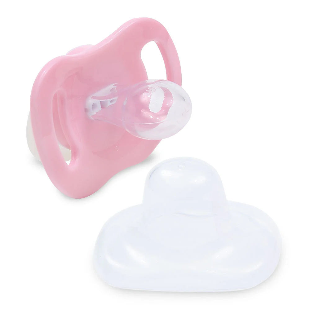CHU CHU PACIFIER-CHERRY N' CHAIN PINK