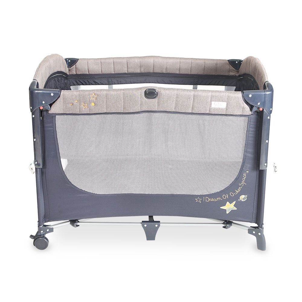 TINNIES DROP SIDE MULTIFUNCTIONAL BABY  PLAY PEN (BLUE)