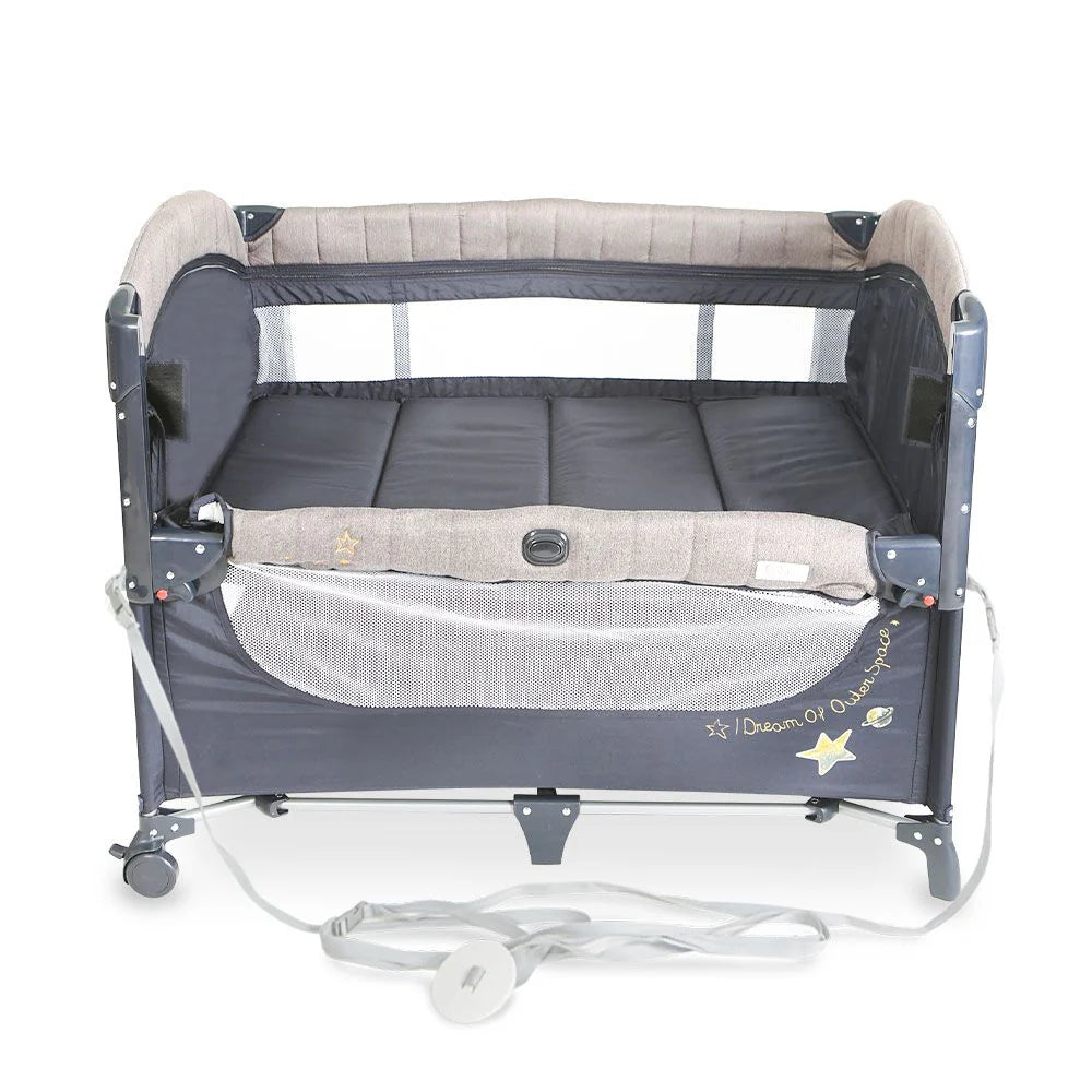 TINNIES DROP SIDE MULTIFUNCTIONAL BABY  PLAY PEN (BLUE)