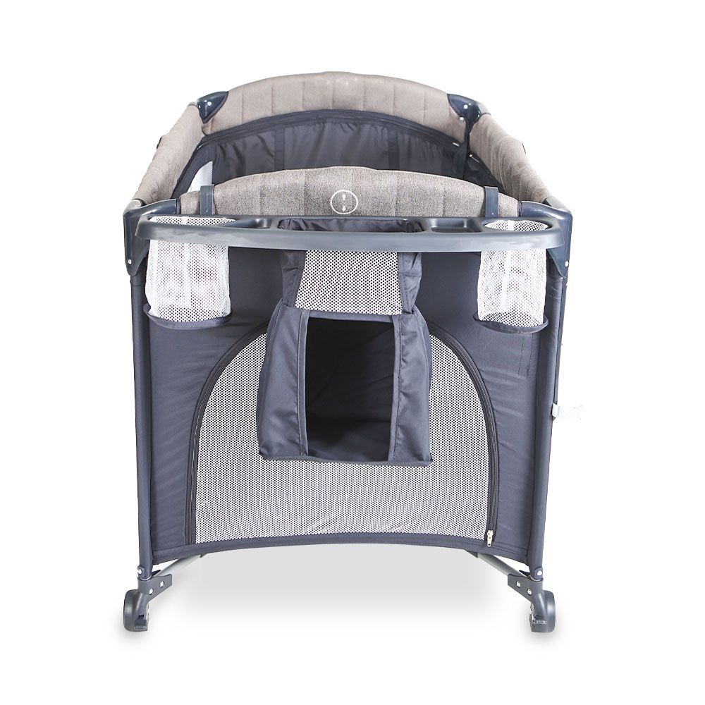 TINNIES DROP SIDE MULTIFUNCTIONAL BABY  PLAY PEN (BLUE)