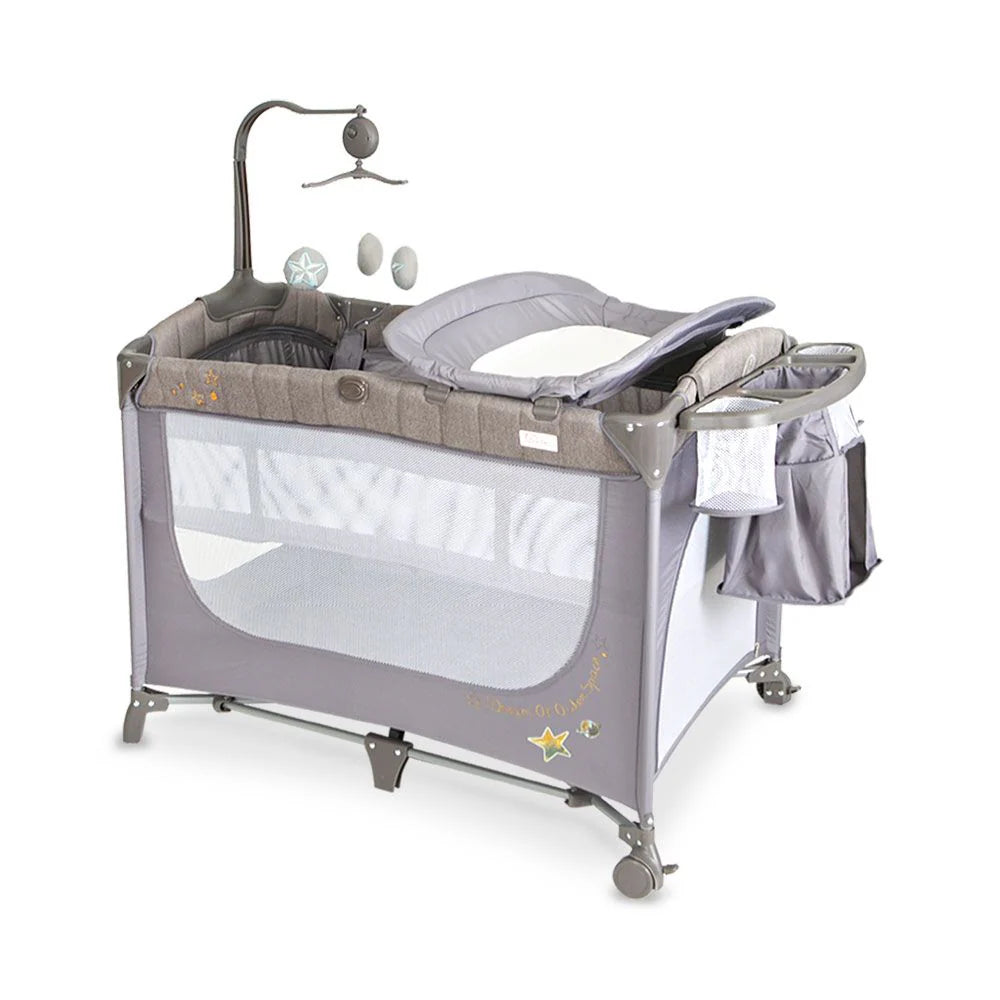 TINNIES ALL-IN-ONE BABY PLAY YARD – GREY