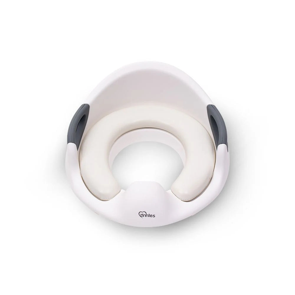 Tinnies Cushion Toilet Seat Cover - White