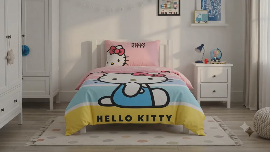Hello Kitty kids Cotton Bed Sheet