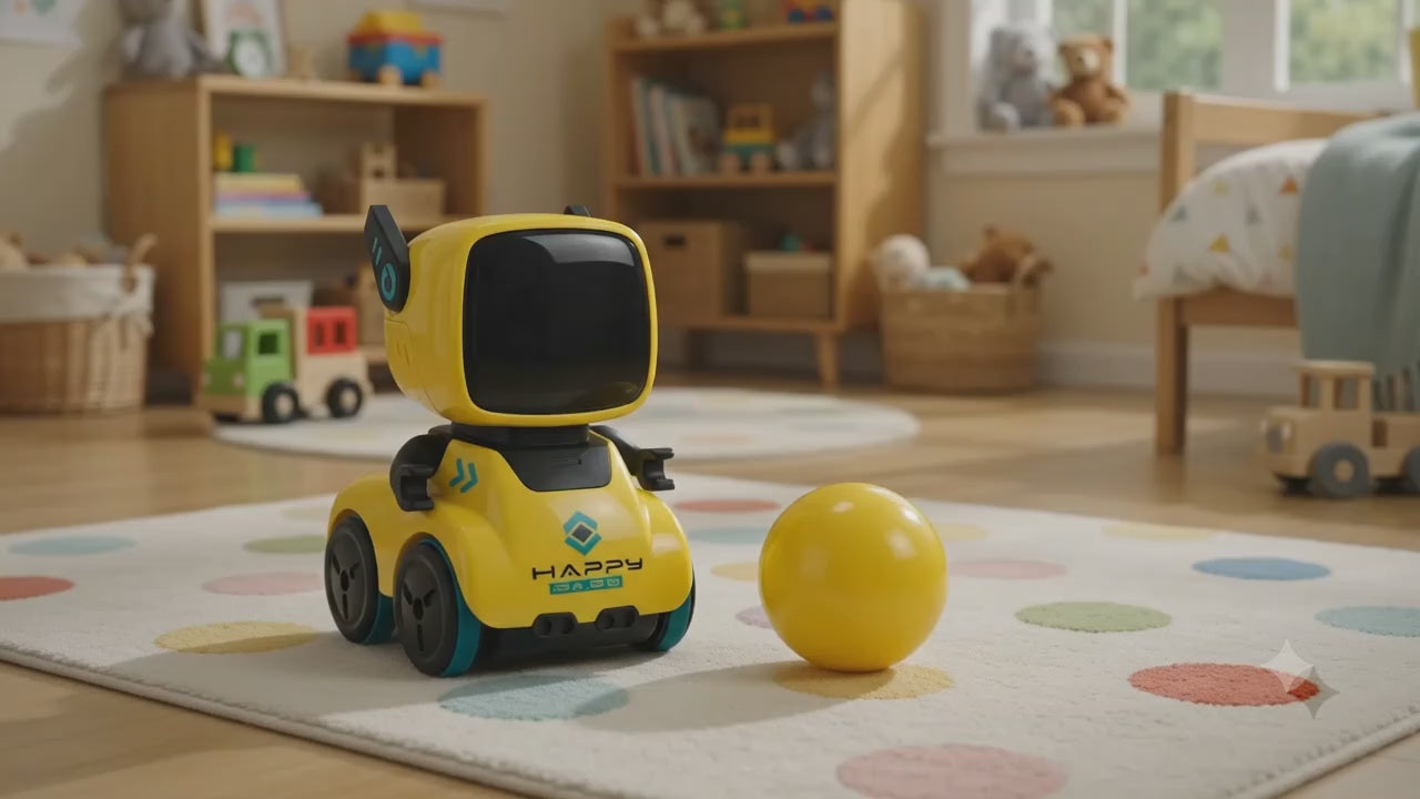 Cute Intelligent  Induction Robot with Follow Mode & Remote Control