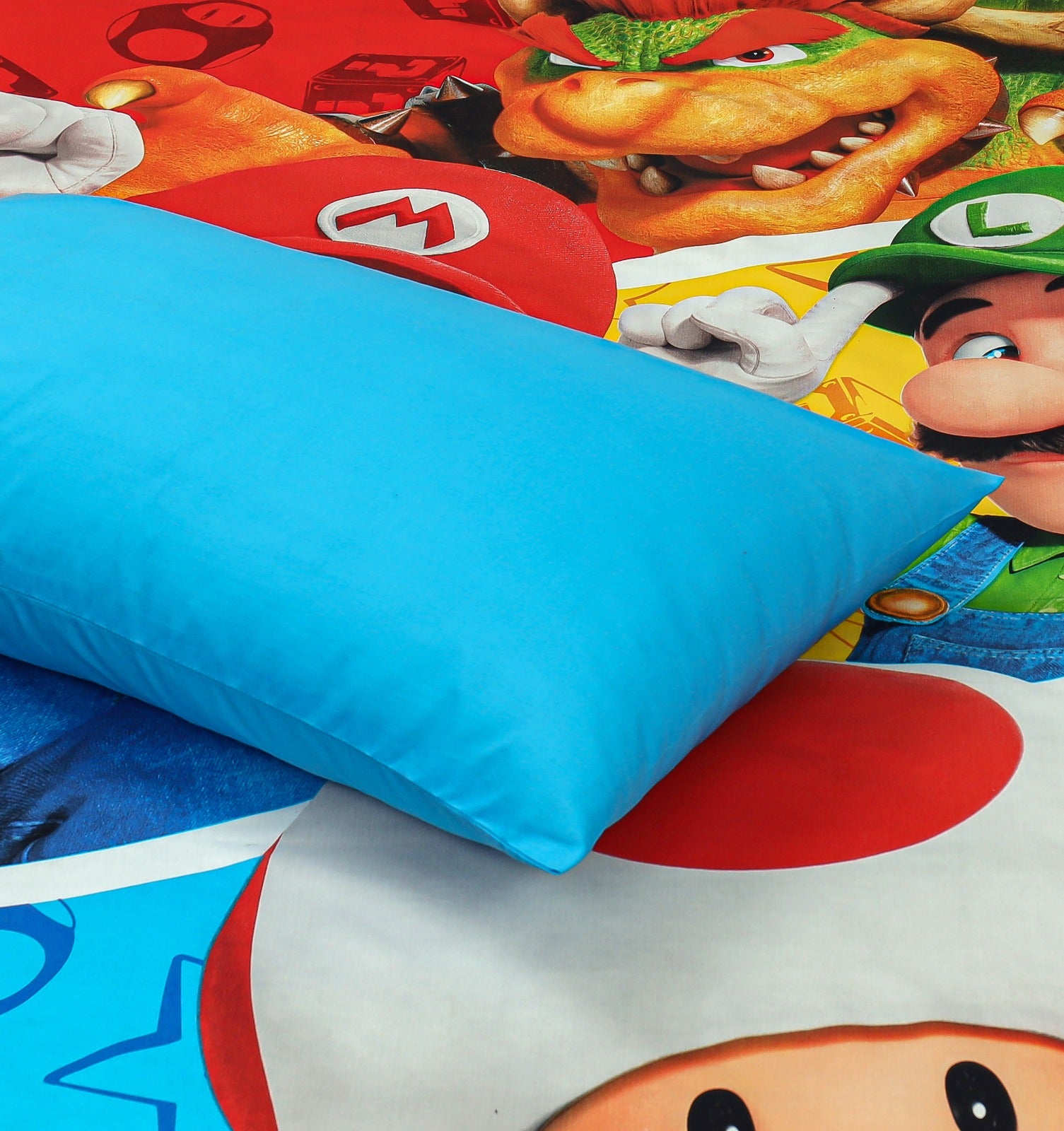 Super Mario Bros kids Cotton Bed Sheet