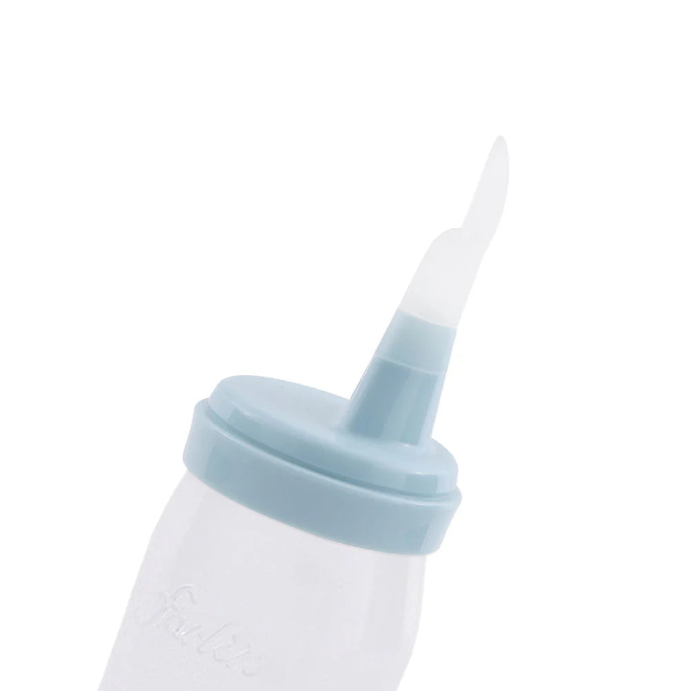 FARLIN SQUEEZABLE EASY SPOON FEEDER 180ML - BLUE