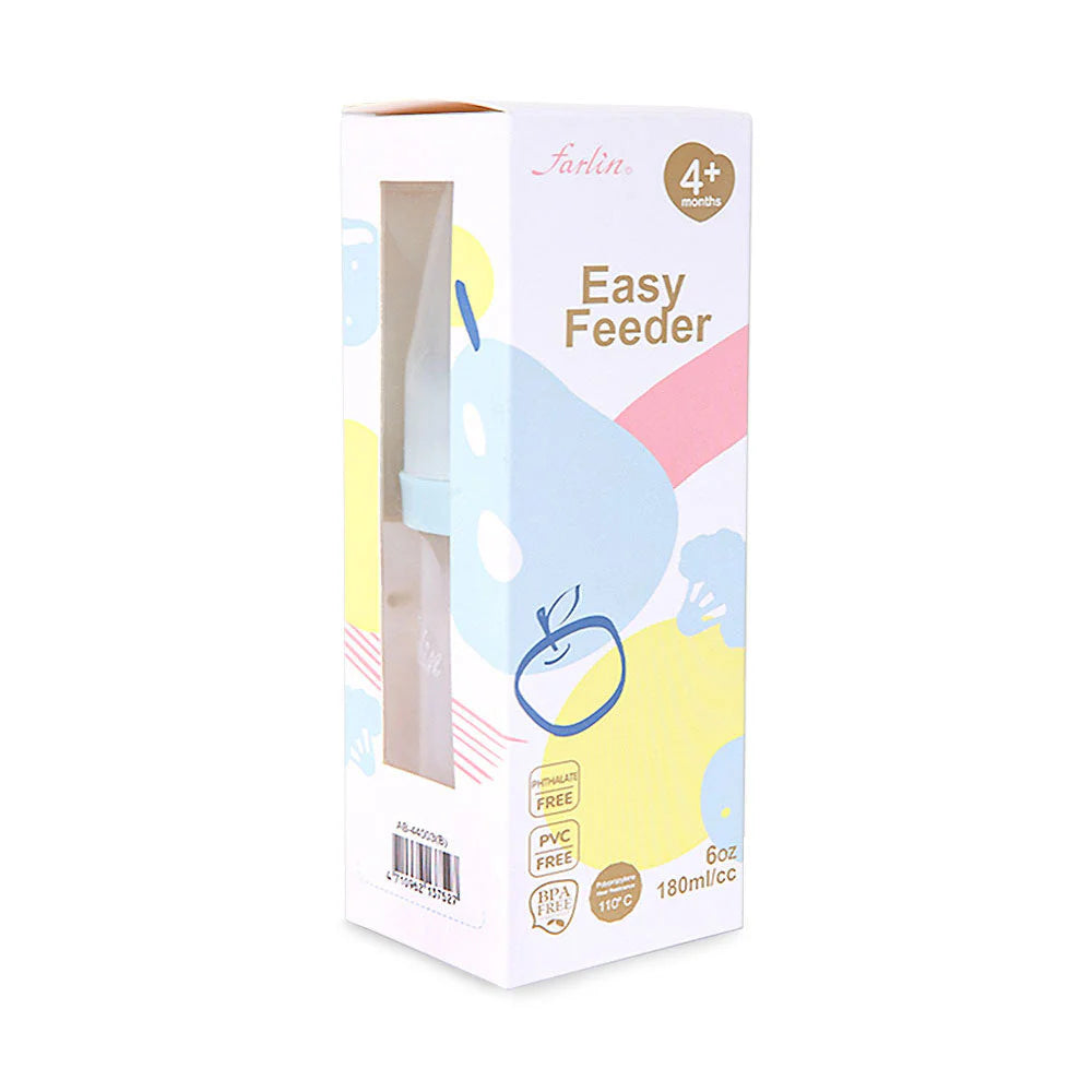 FARLIN SQUEEZABLE EASY SPOON FEEDER 180ML - BLUE