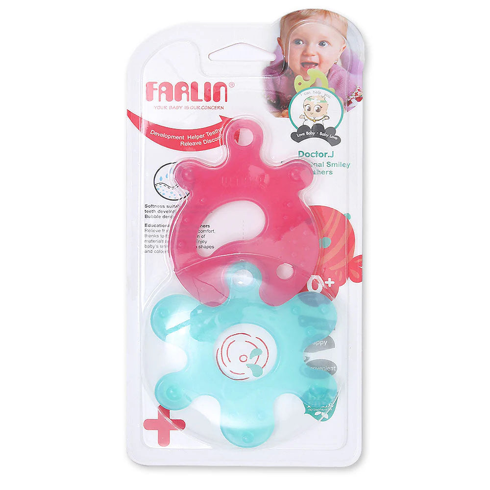 FARLIN PUZZLE GUM TEETHERR - BLUE & PINK