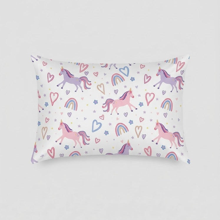 Unicorn and Rainbows kids Cotton Bed Sheet