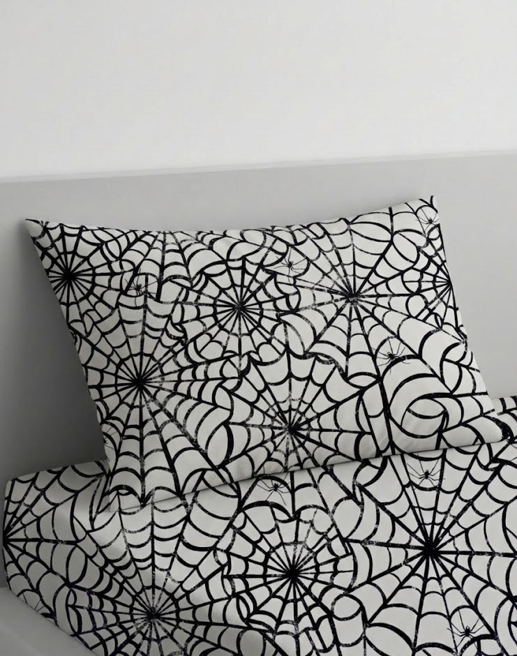 Spiderweb Pattern kids Cotton Bed Sheet