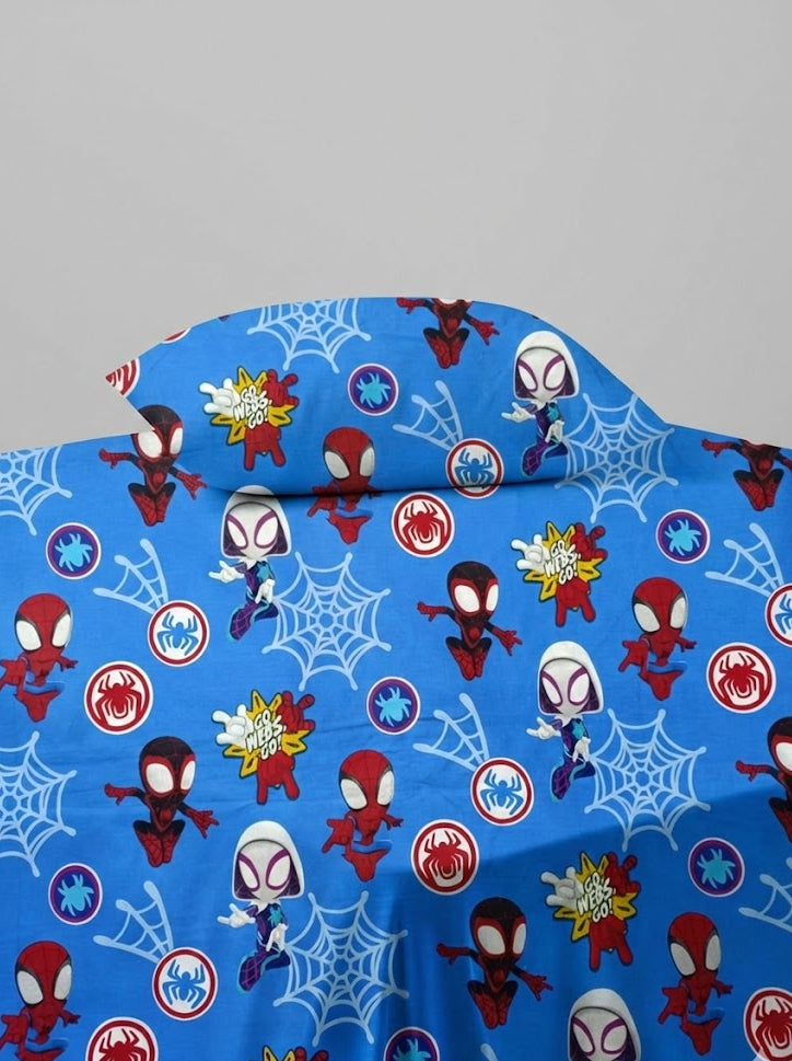 Marvel Spidey and His Amazing Friends Cotton Bed Sheet