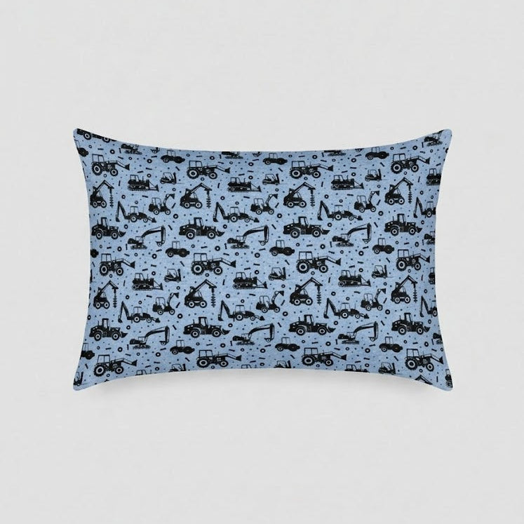 Construction Vehicle kids Cotton Bed Sheet