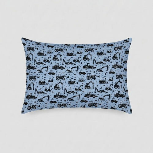 Construction Vehicle kids Cotton Bed Sheet