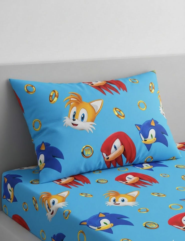 Sonic the Hedgehog kids Cotton Bed Sheet