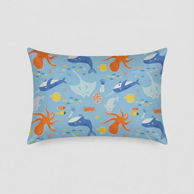Ocean Animal Themed kidsCotton Bed Sheet